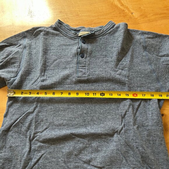 LL Bean Two-Layer River Driver's henley shirt - Picture 2 of 4